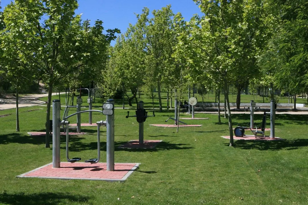 Uno de los gimnasios al aire libre de Tres Cantos, una opci&oacute;n para hacer deporte y adem&aacute;s gratis