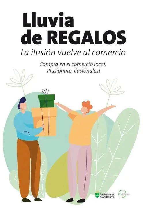 comercio lluvia de regalos Alcobendas 2021