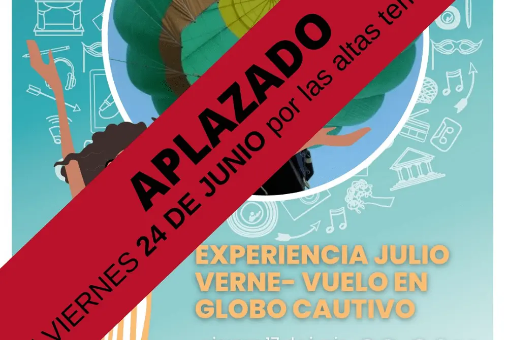 aplazado vuelo globo cautivo sanse