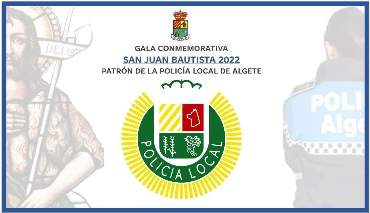 Gala polic&iacute;a local Algete San Juan 2022
