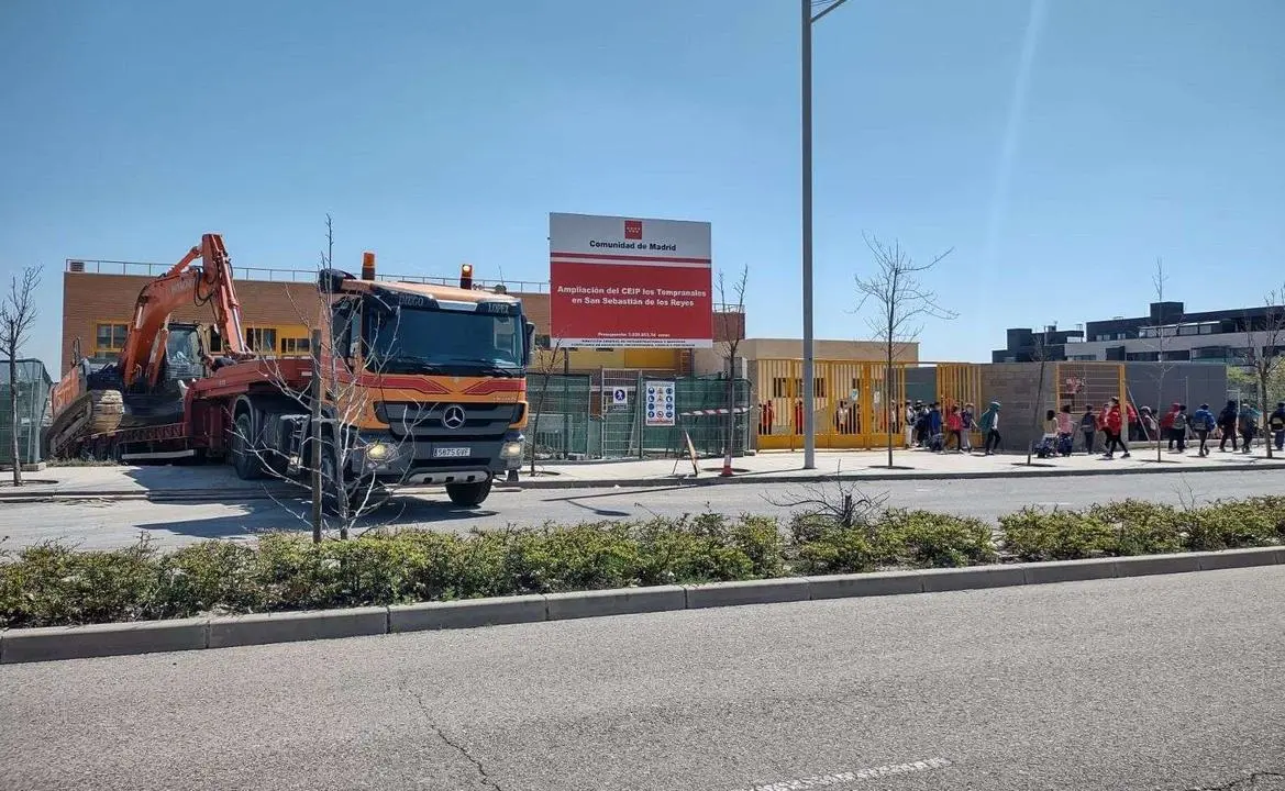 Obras en el CEIP Tempranales de Sanse