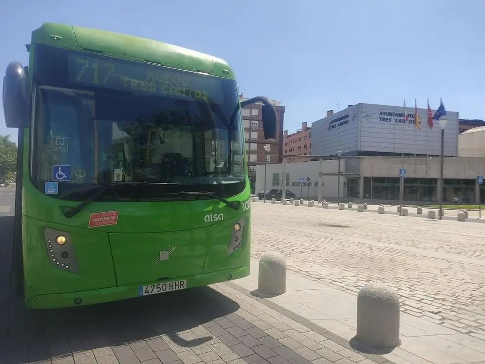 Nueva linea autobus 717 Tres Cantos