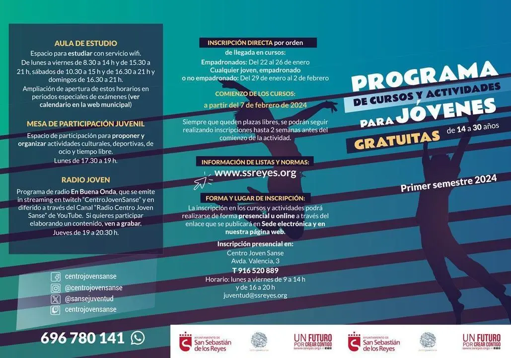 San Sebasti&aacute;n de los Reyes formaci&oacute;n para j&oacute;venes
