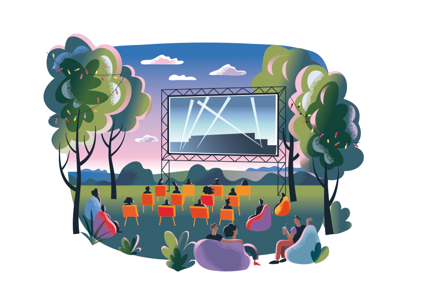 Cine al aire libre