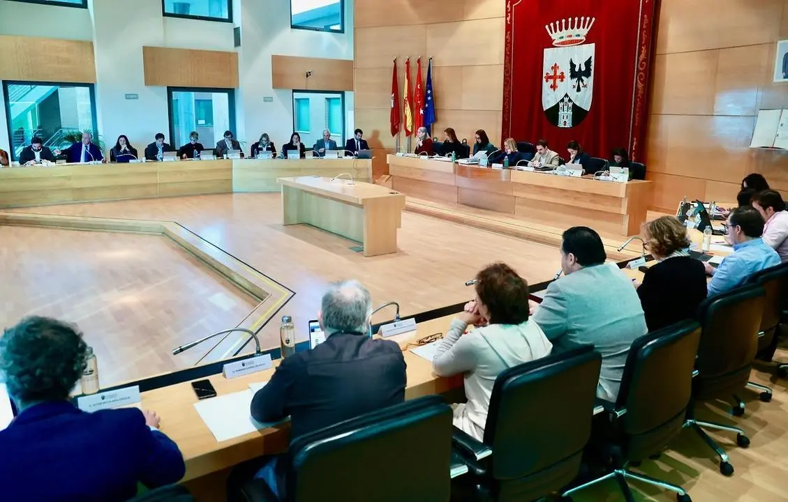 Momento del pleno de Alcobendas de Noviembre de 2024
