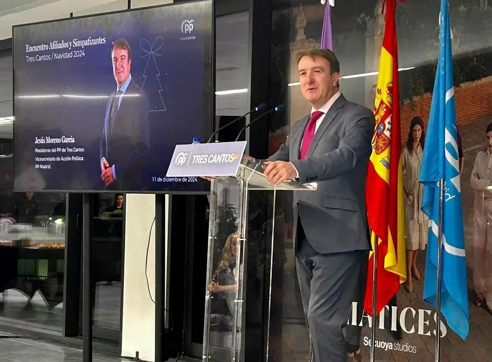 Jes&uacute;s Moreno, presidente del PP de Tres Cantos y tambi&eacute;n alcalde de la ciudad y diputado en la Asamblea de Madrid