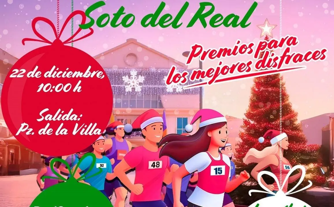 Cartel de la carrera del 22 de diciembre de 2024 en Soto del Real