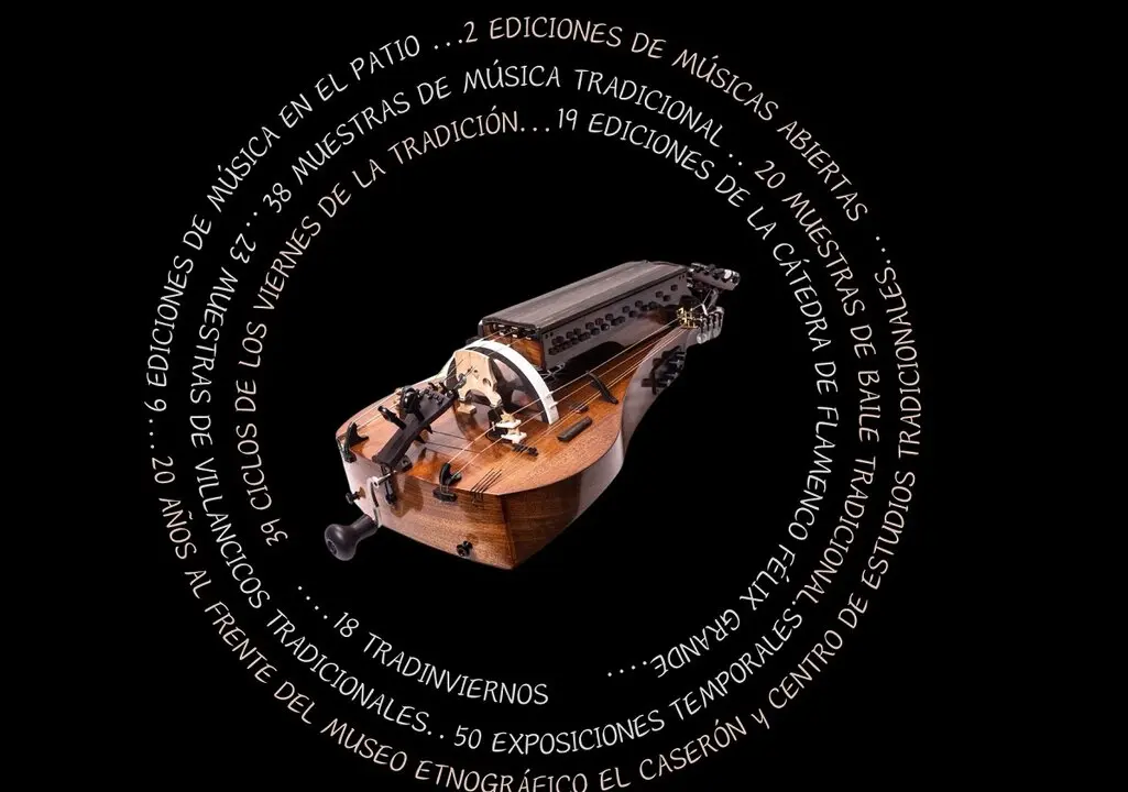 Cartel del concierto homenaje a un importante promotor del folklore musical