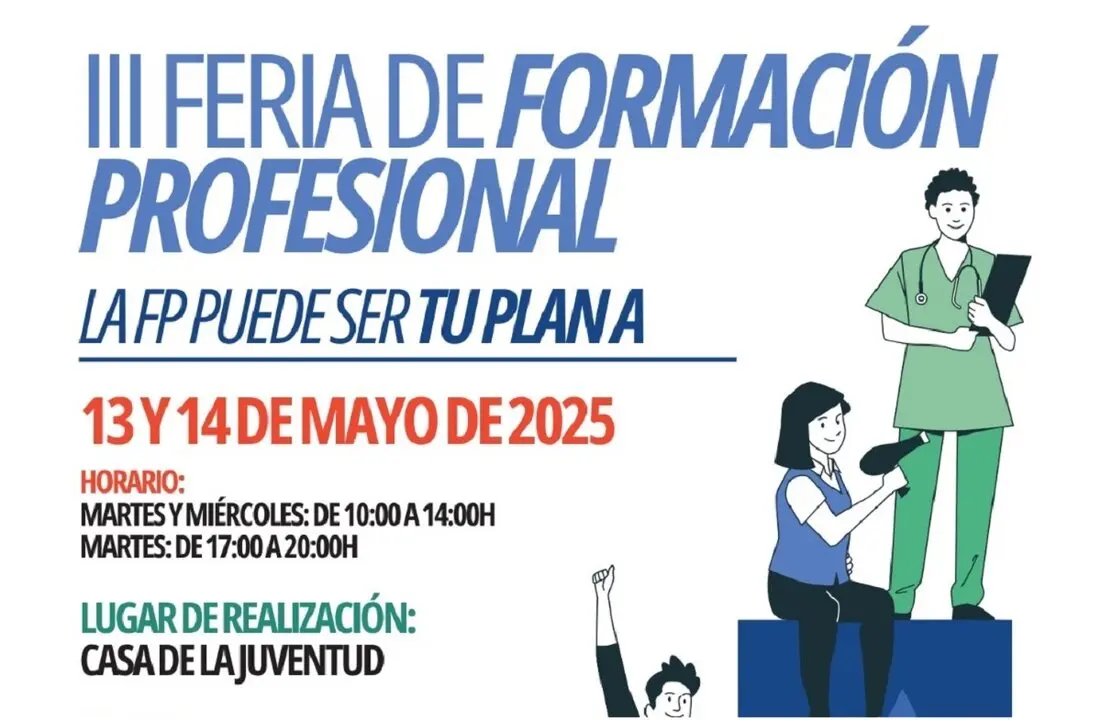 Cartel de la Feria de la Formaci&oacute;n Profesional de Colmenar Viejo