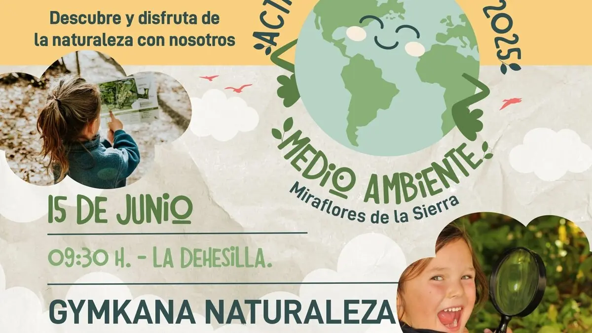 Cartel de la gymkhana del 15 de junio en Miraflores de la Sierra