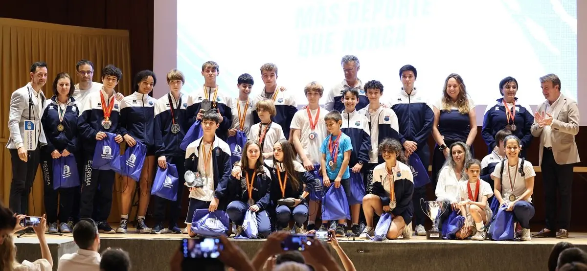 Uno de los clubes homenajeados en la gala del Deporte 2025