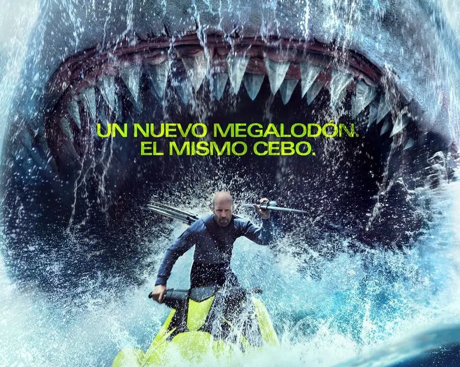 Megalod&oacute;n 2 es uno de los t&iacute;tulos que se puede ver esta semana en el Cine de Verano de Miraflores de la Sierra