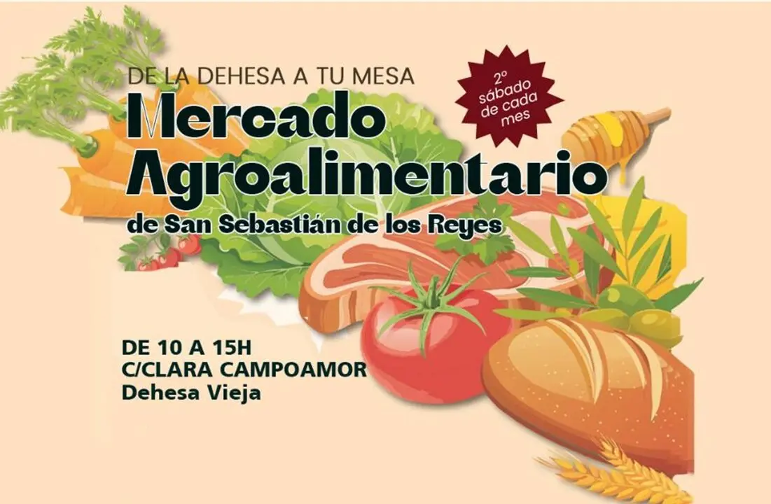 El Mercado Agroalimentario de San Sebasti&aacute;n de los REyes vuelve el 13 de septiembre