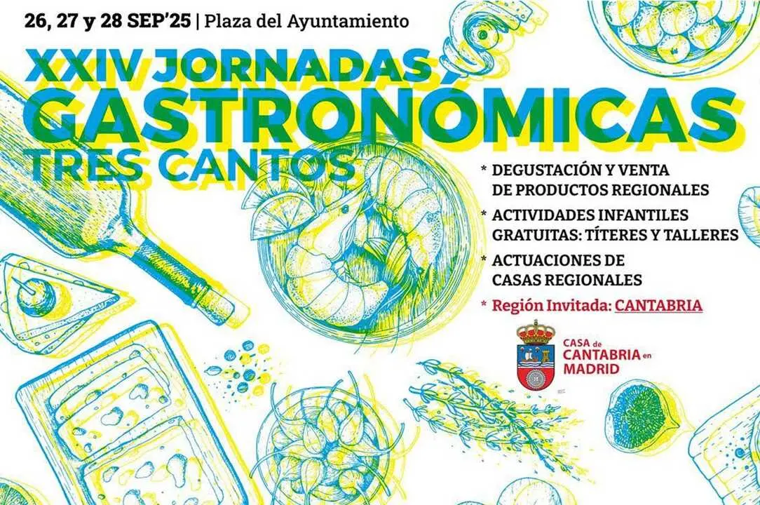 Tricantinos y visitantes de Tres Cantos podr&aacute;n degustar platos y productos de diferentes regiones espa&ntilde;olas