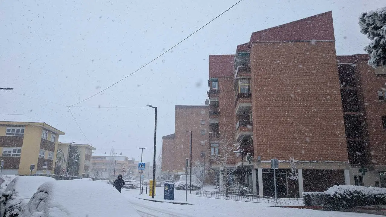 Una calle de Colmenar Viejo.