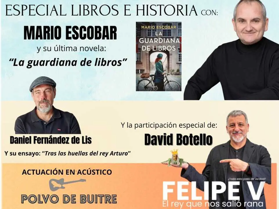 Entre los participantes del podcast Sopa de letras, est&aacute; previsto la presencia de Mario Escobar, Daniel Fern&aacute;ndez de lis y David Botello