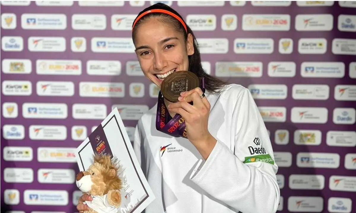 Adriana Cerezo, medalla de Bronce en el Campeonato de Europa Absoluto