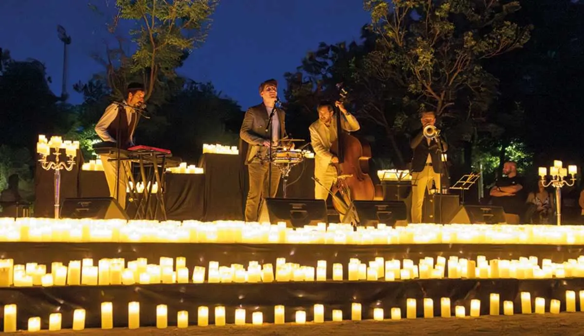 concierto candlelight en Noches de la Rosaleda de Tres Cantos