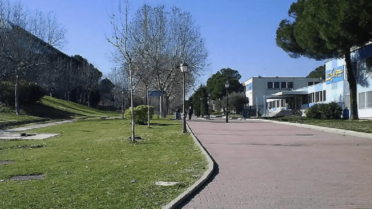El campus de la Universidad Aut&oacute;noma de Madrid, vac&iacute;o por la suspensi&oacute;n de la docencia presencial