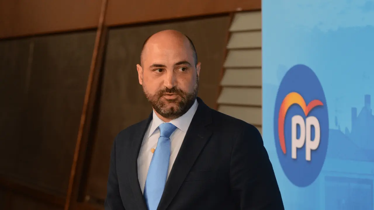 Jorge Garc&iacute;a D&iacute;az, en una presentaci&oacute;n del programa electoral en 2019