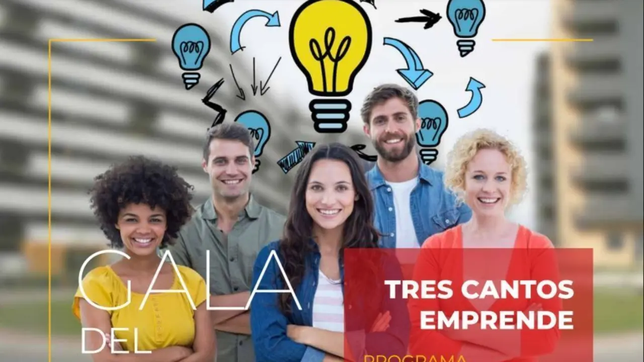 cartel gala emprendimiento tres cantos