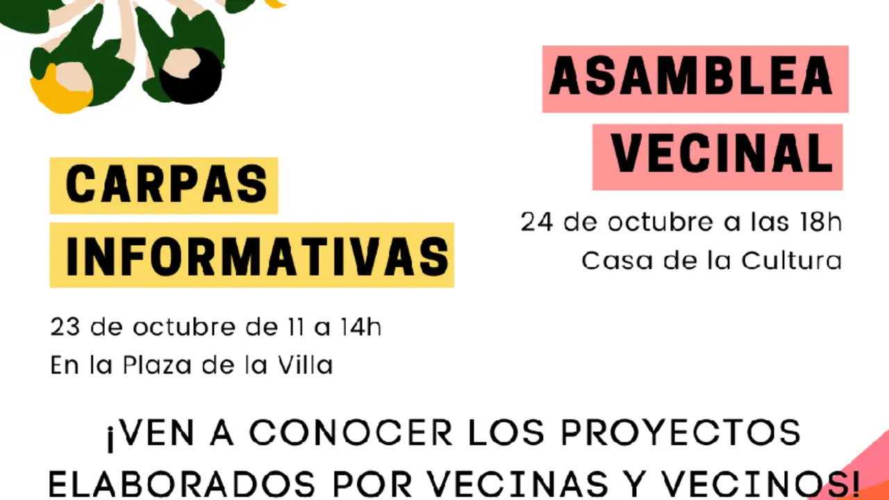 carpas y asamblea VI Consulta ciudadana soto del real
