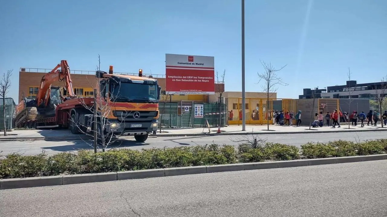 Obras en el CEIP Tempranales de Sanse