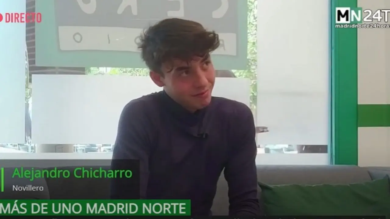 Alejandro Chicharro, novillero de Miraflores de la Sierra