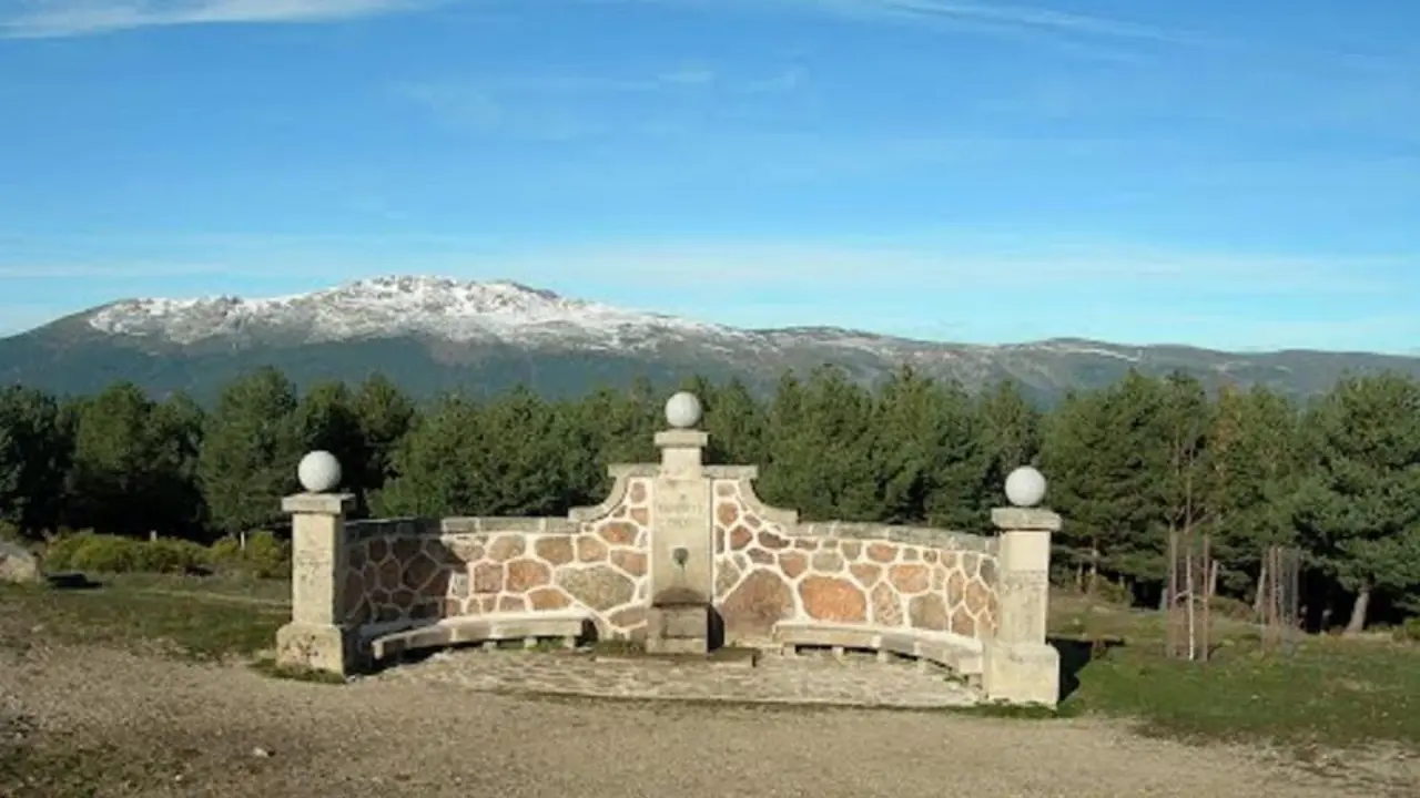 Fuente Coss&iacute;o, en el Puerto de la Morcuera