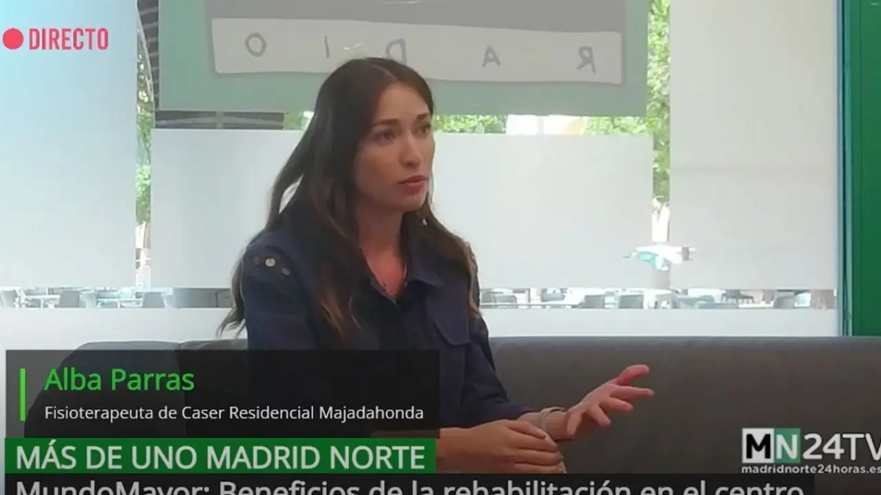 Alba Parras, fisioterapeuta Caser Residencial Majadahonda
