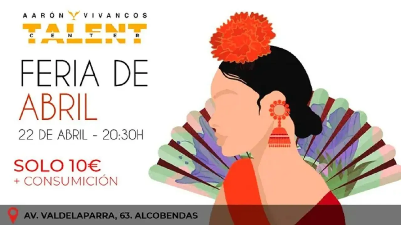 Cartel Feria de Abril en Aaron Vivancos Talent Center