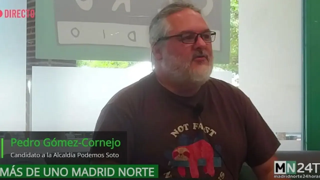 Pedro G&oacute;mez-Cornejo candidato de Podemos Soto del Real