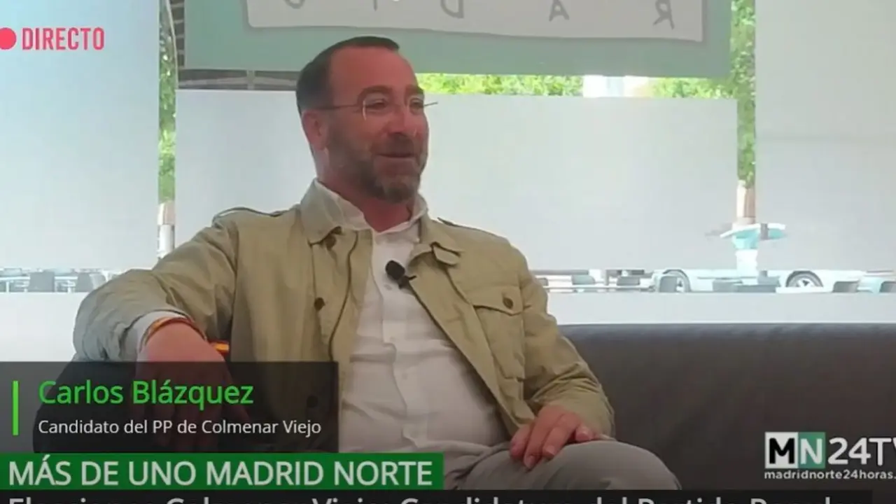 Carlos Bl&aacute;zquez, candidato a la alcald&iacute;a por el Partido Popular de Colmenar Viejo