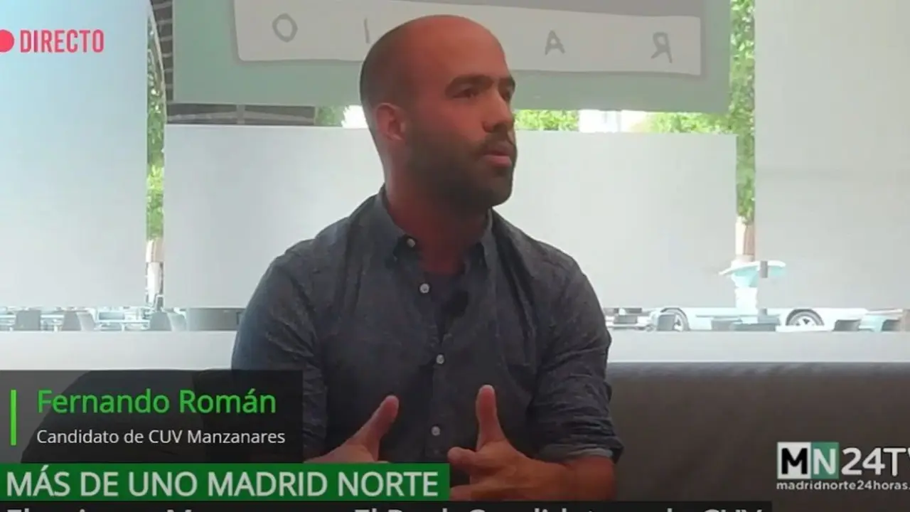 Fernando Rom&aacute;n, candidato a la alcald&iacute;a de CUV Manzanares El Real