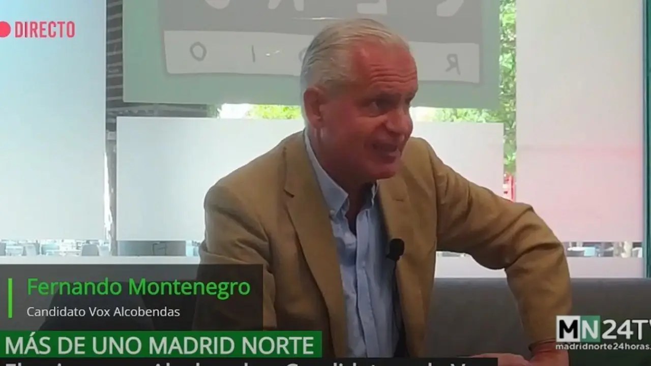 Entrevista al candidato de Vox Alcobendas, Fernando Montenegro