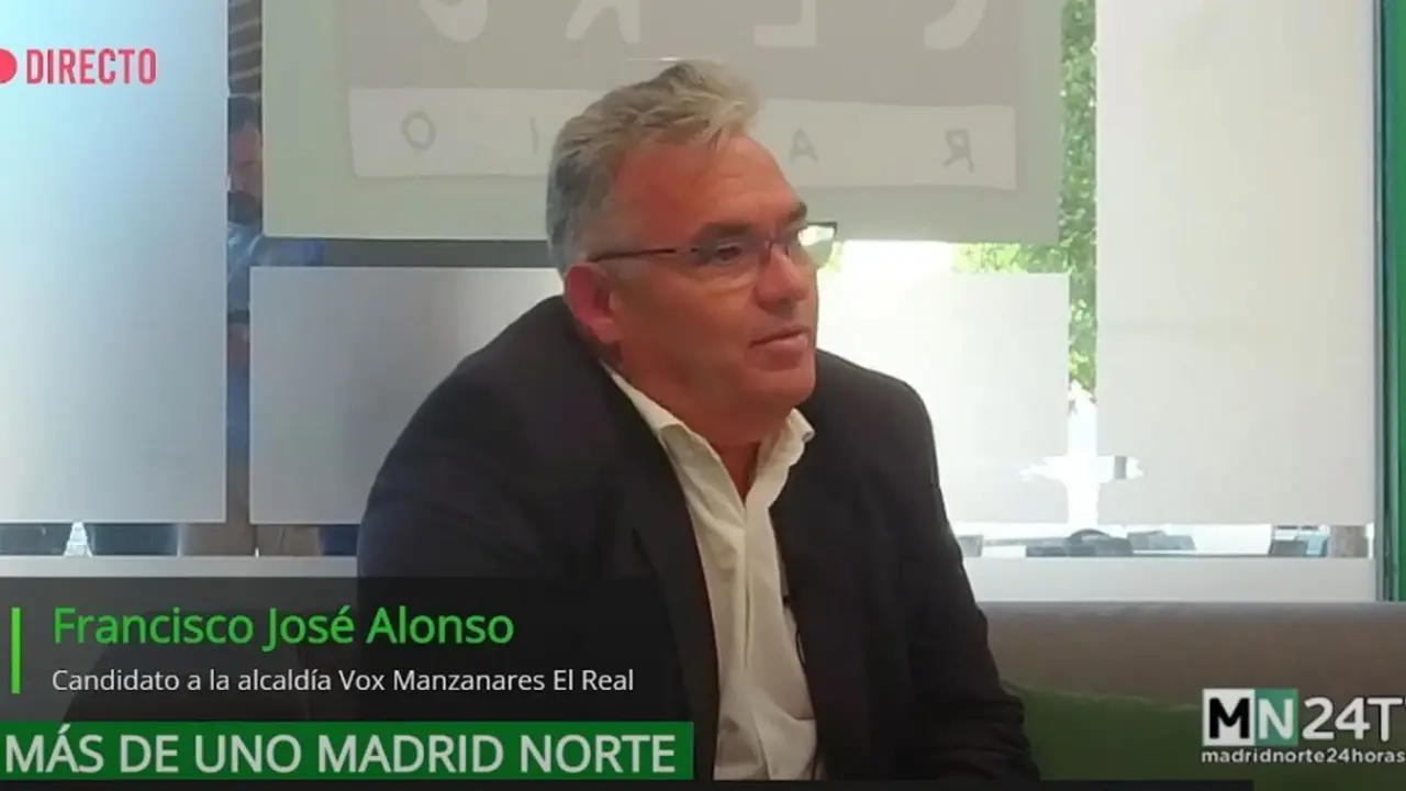 Francisco Jos&eacute; Alonso candidato de Vox Manzanares El Real