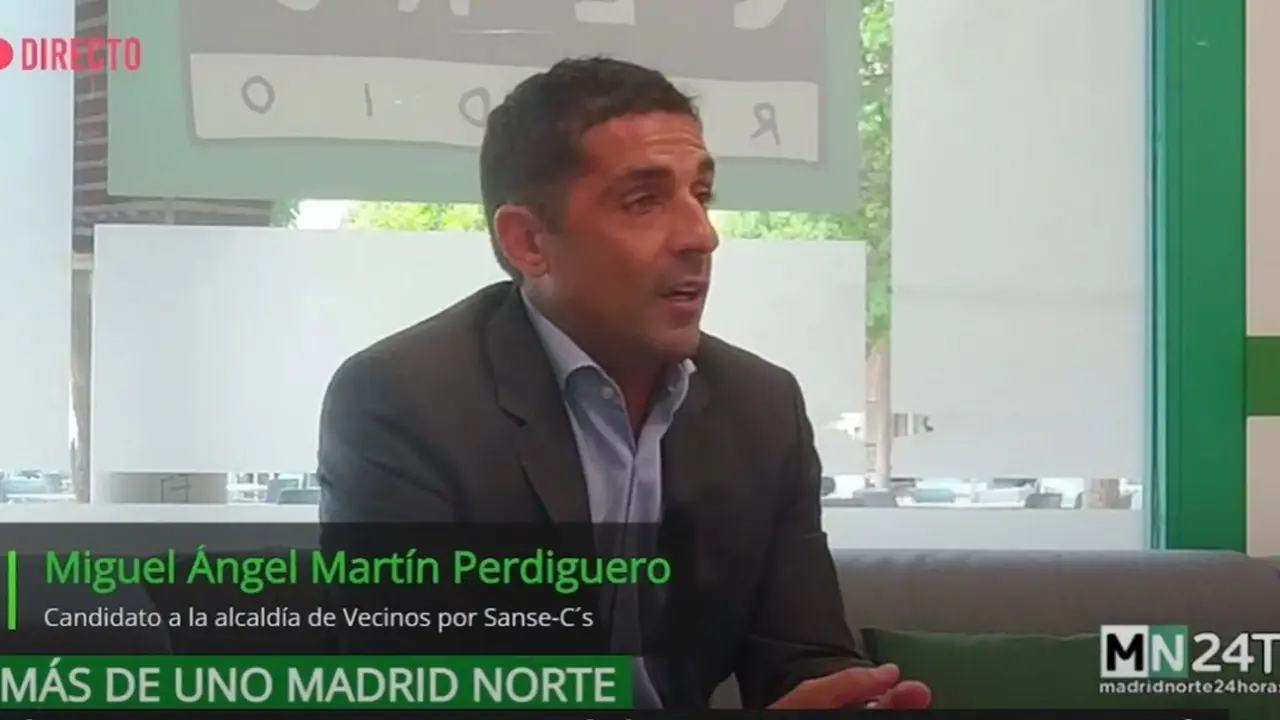 Miguel &Aacute;ngel Mart&iacute;n Perdiguero, candidato a la alcald&iacute;a de Vecinos por Sanse-Ciudadanos