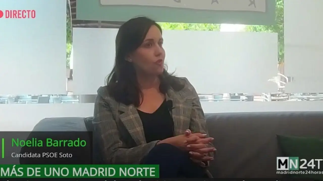 Noelia Barrado, candidata a la alcald&iacute;a de PSOE-Vecinos Independientes de Soto del Real