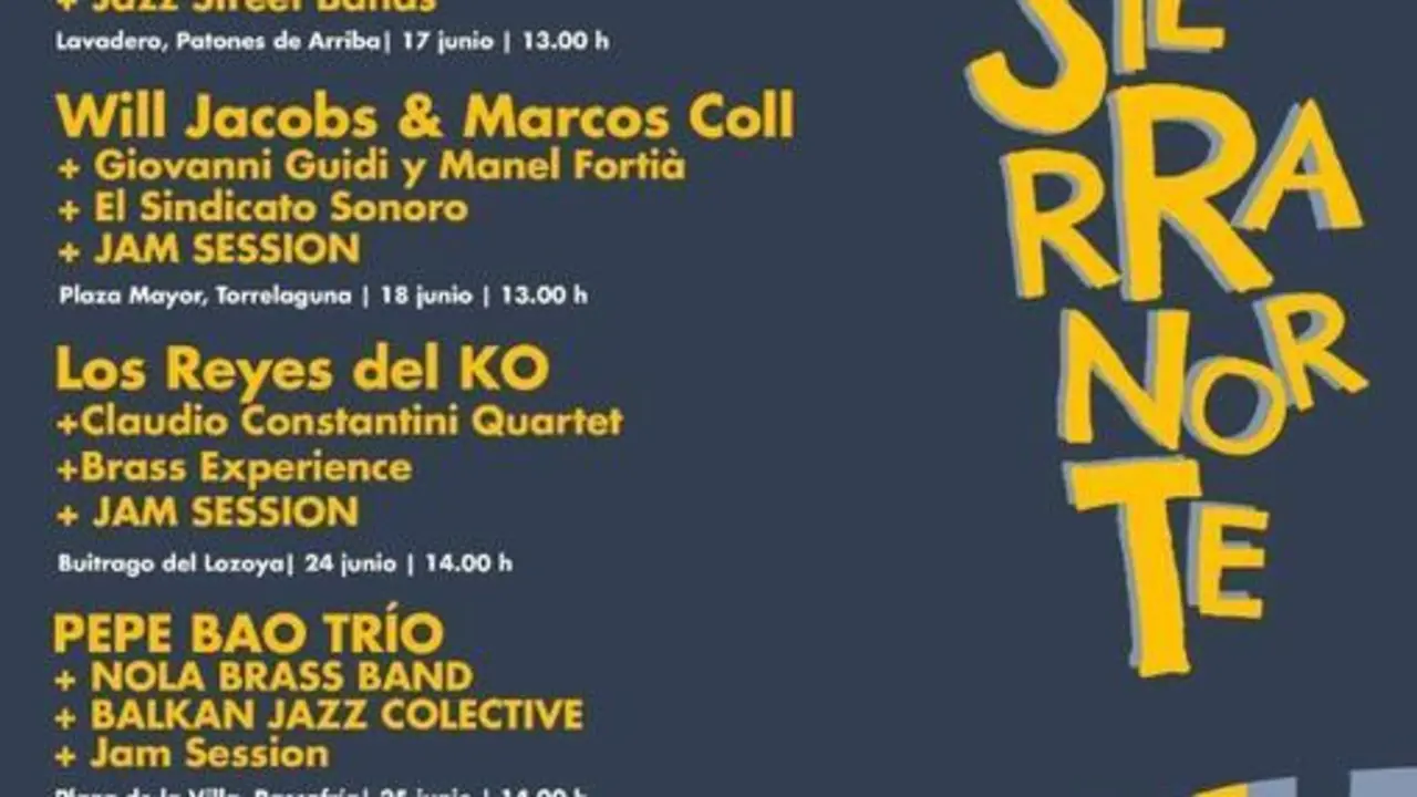 Cartel Festival Jazz Sierra Norte