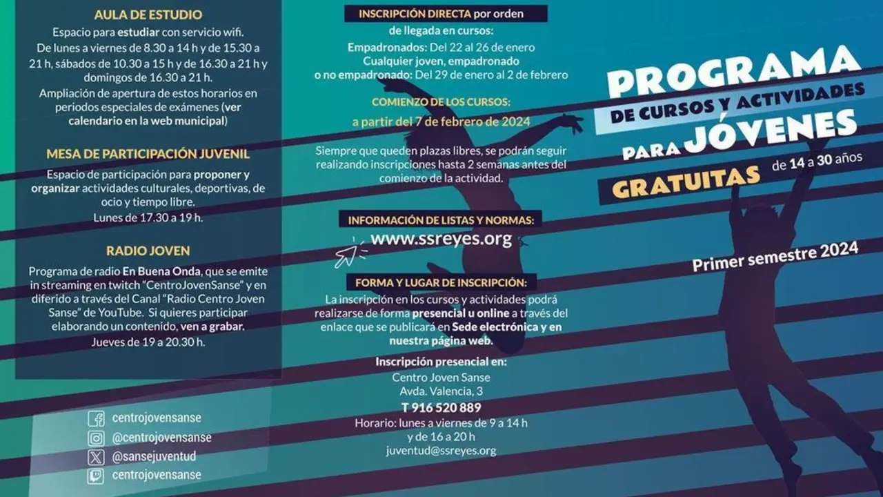San Sebasti&aacute;n de los Reyes formaci&oacute;n para j&oacute;venes