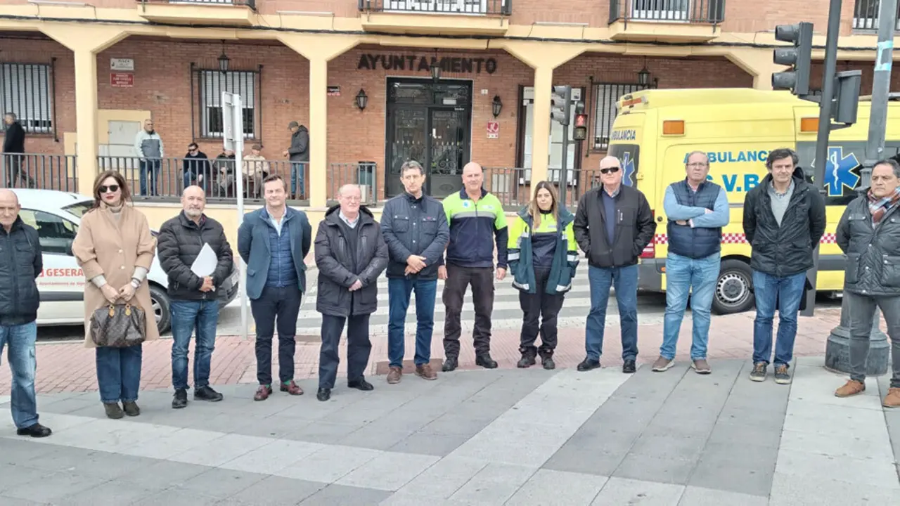 Algete guarda un minuto de silencio por las v&iacute;ctimas del incendio de Valencia