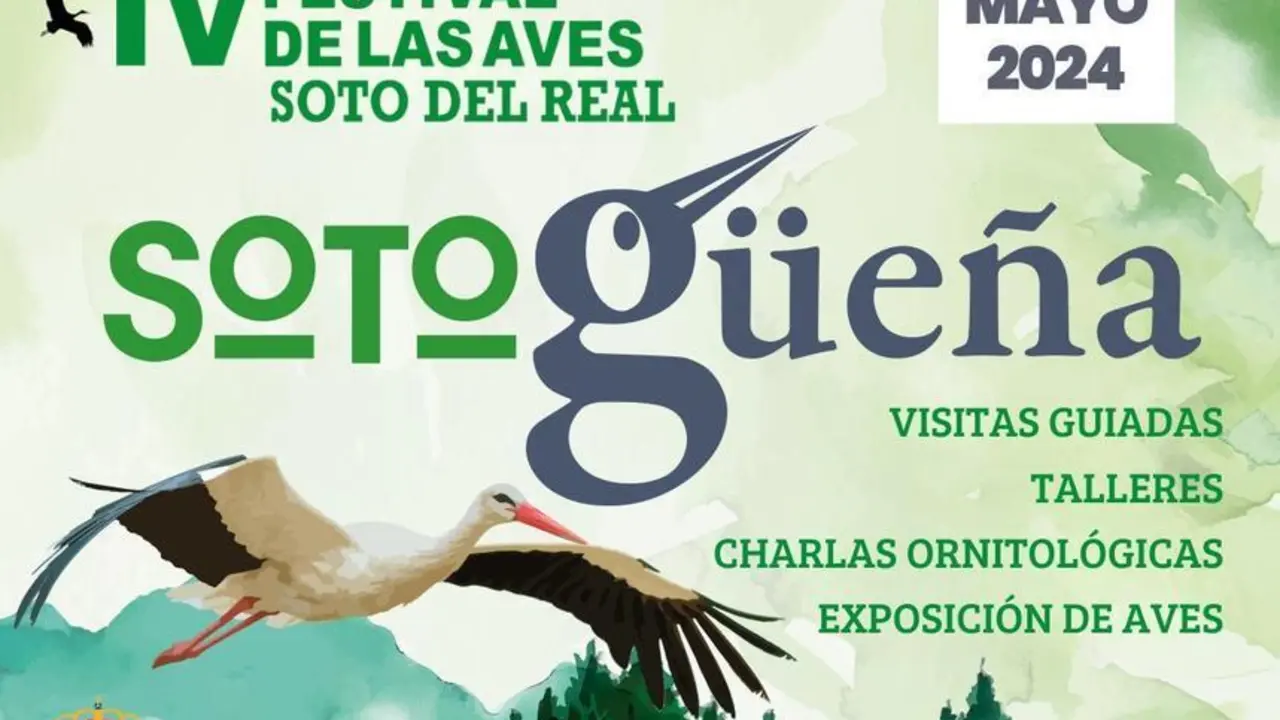 cartel Sotog&uuml;e&ntilde;a festival de aves