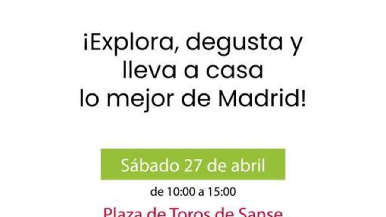 Feria de productores ASAJA San Sebasti&aacute;n de los Reyes