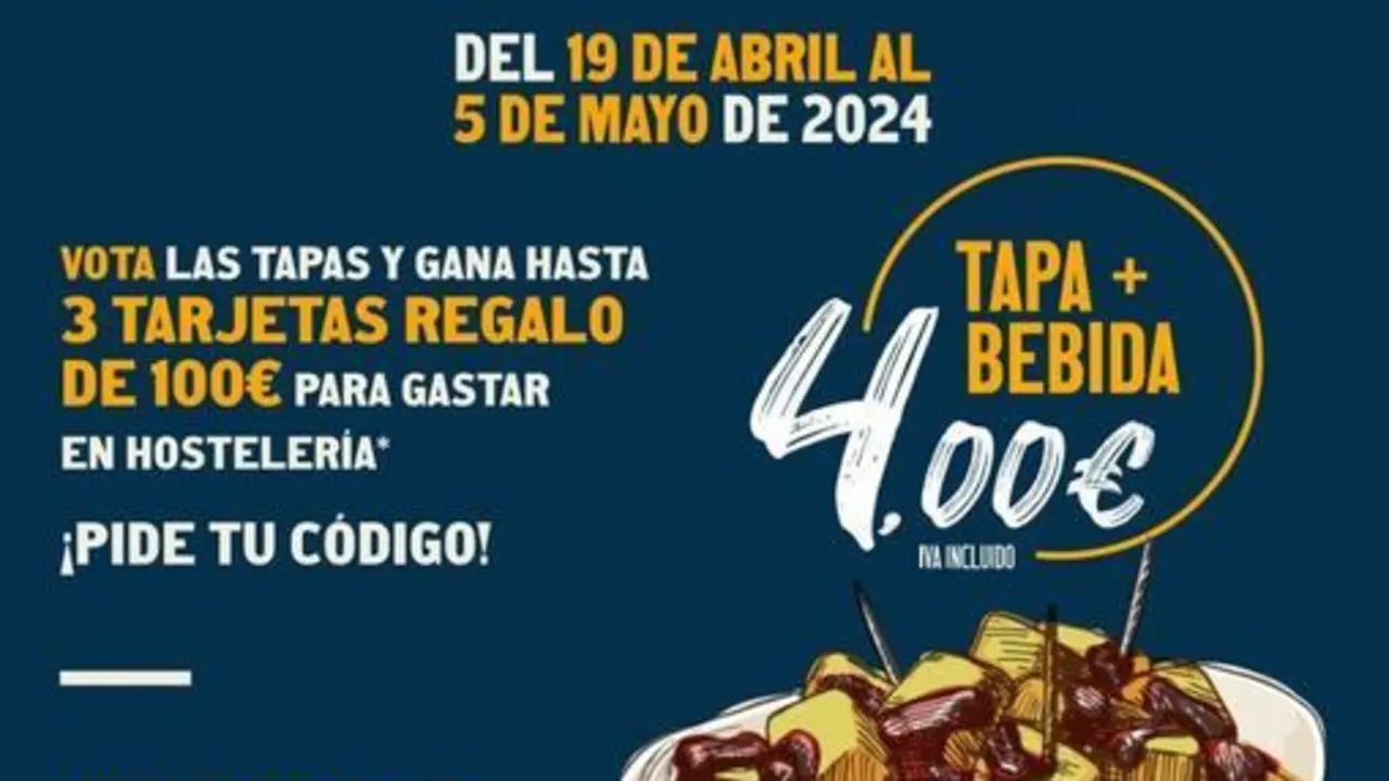 Cartel Ruta de la tapa San Sebasti&aacute;n de los Reyes