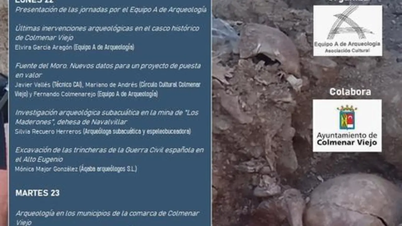 Cartel Jornadas Arqueol&oacute;gicas de Colmenar Viejo