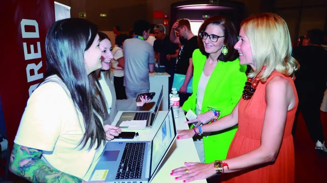 Cuatro mujeres en las Jornadas de Empleo de Alcobendas