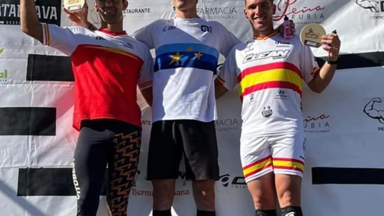 Podio &Eacute;lite Masculino Guadalix de la Sierra Campeonato de Trial