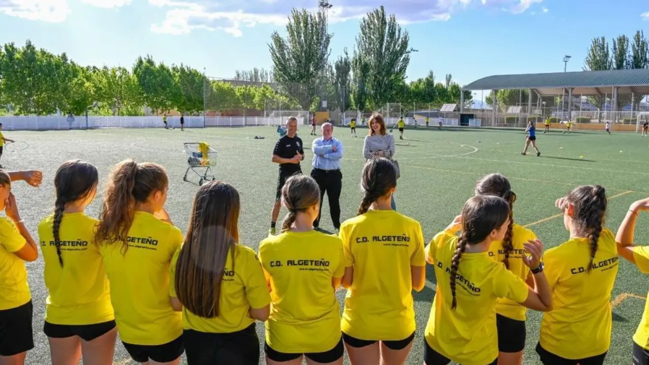 equipo de chicas deporte
