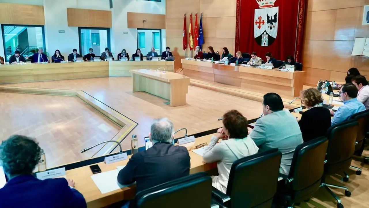 Momento del pleno de Alcobendas de Noviembre de 2024