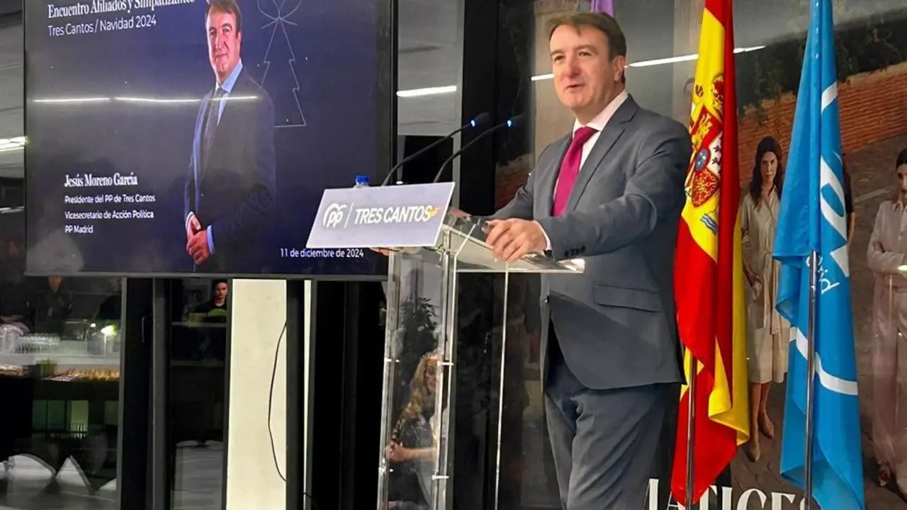 Jes&uacute;s Moreno, presidente del PP de Tres Cantos y tambi&eacute;n alcalde de la ciudad y diputado en la Asamblea de Madrid